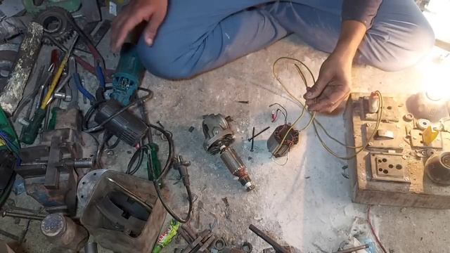 Armature and field call testing , angle grinder repair ( M0900 ) смотреть онлайн