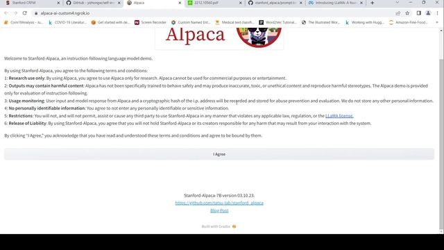 Stanford Alpaca 7B instruction fine tuned LLaMA 7B First Look Interactive Demo смотреть онлайн