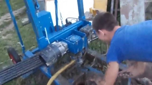 бурение первой скважины самодельной МГБУ часть2 смотреть онлайн