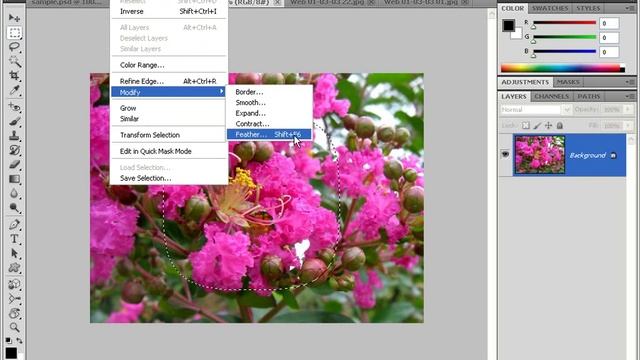 10. Photoshop Lessons - Feather and Tool Preset.wmv смотреть онлайн