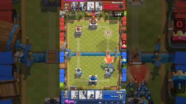 Clash Royale. Спам атака на варварской арене! смотреть онлайн