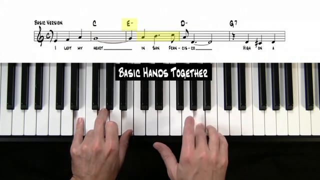 Tony Bennett - I Left My Heart in San Francisco - Piano Lessons смотреть онлайн