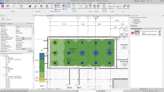 ReluxCAD for Revit 2022.1 - Calculation areas смотреть онлайн