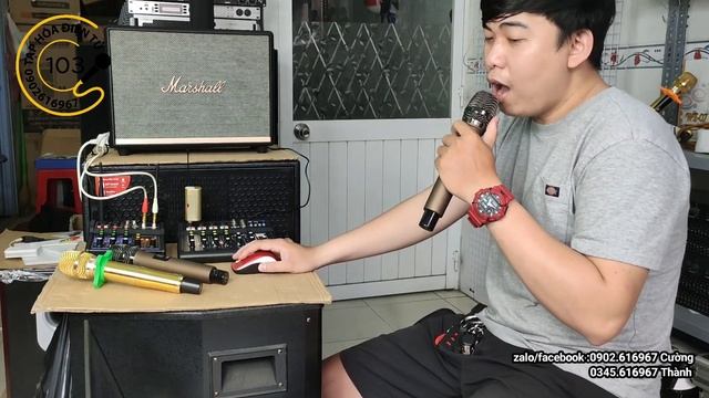 marshall woburn2 + mixer th08 + micro độ la hát rất hay nhe khách смотреть онлайн