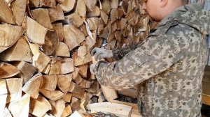 ТЕСТ МОЕГО НОЖА ВЫЖИВАНИЯ В РАБОТЕ ПО ТВЕРДОМУ ДЕРЕВУ