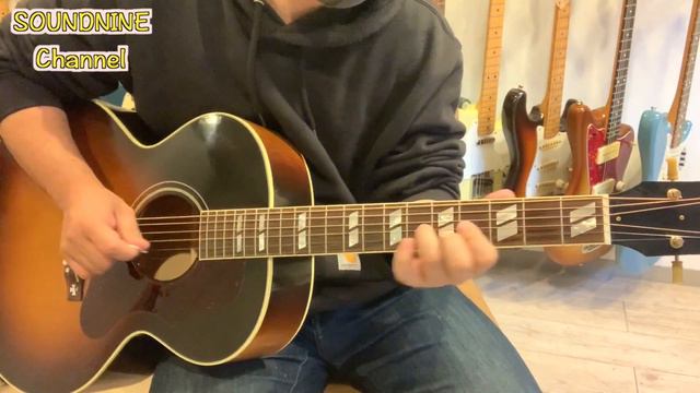 【Gibson】Custom Shop J-185 Vintage【試奏】 смотреть онлайн