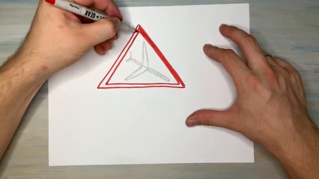 Как нарисовать Дорожный Знак Низколетящий Самолет|Рисуем знаки Дорожного Движения смотреть онлайн