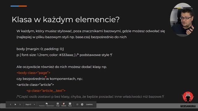 Metodologia BEM - reguły i praktyka (2/2) смотреть онлайн