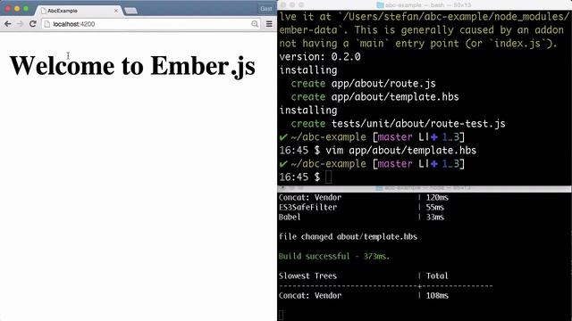 Hello World with Ember смотреть онлайн