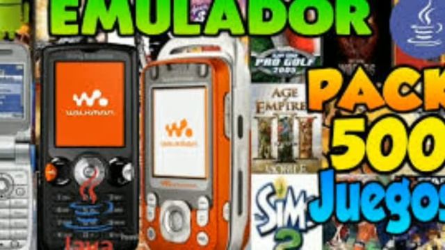 EMULATOR JAVA + 500 juegos java para Android. смотреть онлайн