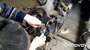 Замена колец на скутере 150 кубов