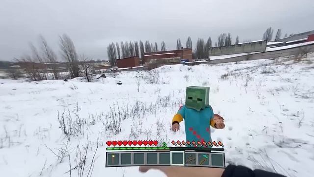 Minecraft in Real Life POV SECRET VILLAGER HOUSE in Realistic Minecraft RTX Texture Pack 創世神第一人稱真人版 смотреть онлайн