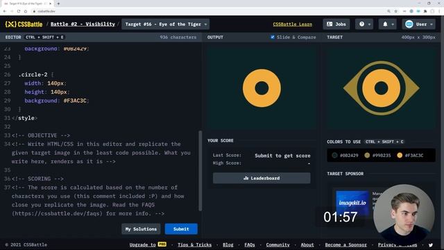 I've been challenged to a CSS Battle rematch | Can I beat him again??? смотреть онлайн