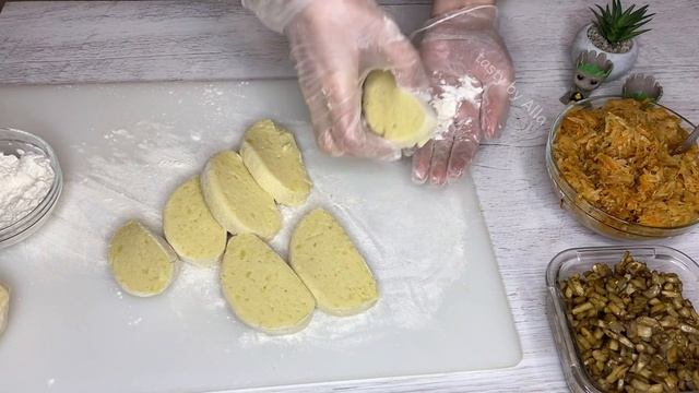 Картофельные ЗРАЗЫ с грибами и с капустой РЕЦЕПТ без ЯИЦ ! смотреть онлайн