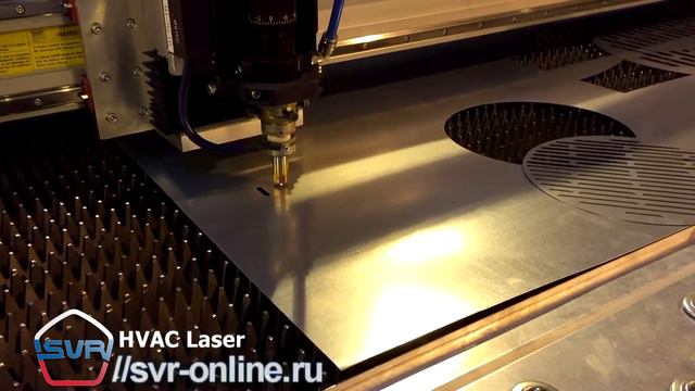 Лазерный раскрой металла - HVAC Fiber Laser смотреть онлайн