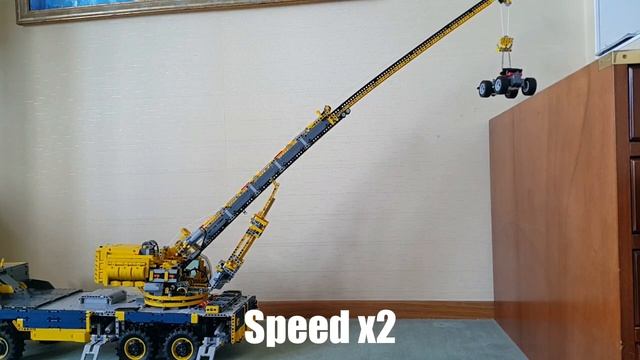 Lego Technic Huge Mobile Crane Fully Motorized смотреть онлайн