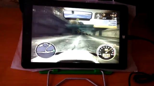 Запуск Need for Speed Most Wanted 2005 на Windows планшете Onda V891W смотреть онлайн