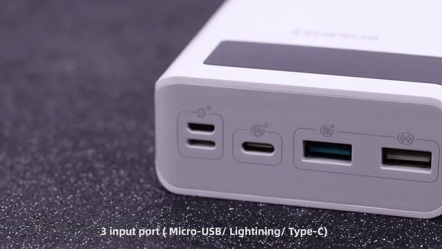 Внешний аккумулятор Romoss sense 8P+ 30000 mAh смотреть онлайн