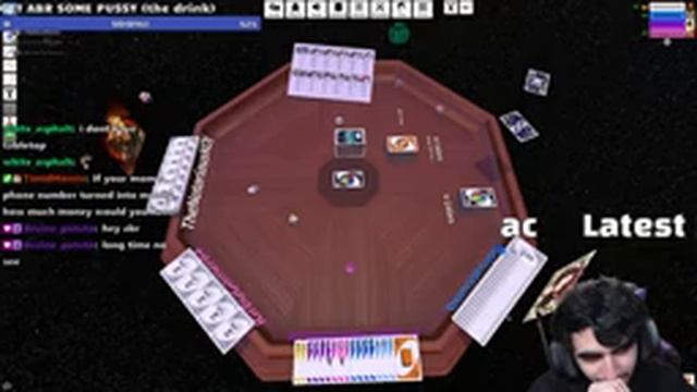 Playing a "very" short game of Uno смотреть онлайн