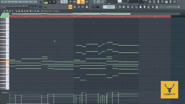 Ambient Style Emotional Piano For Lo-Fi Beats [MIDI PACK] смотреть онлайн