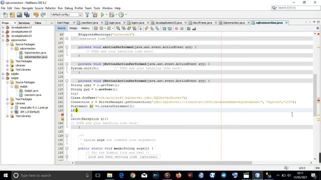 How to connect java netbeans with sql server database in simple way смотреть онлайн