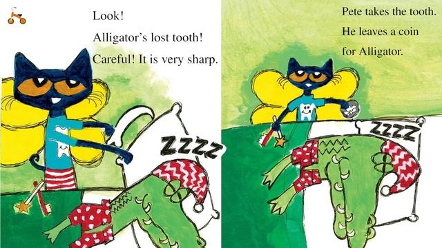 Pete the Cat AND THE LOST TOOTH | Animated Book | Read aloud смотреть онлайн
