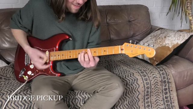 Fender Stratocaster Japan ST57 Candy Apple Red MIJ 1992 смотреть онлайн