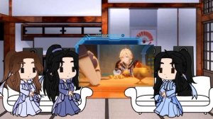 AU Реакция Хаски и его белый кот учитель на Чу Ваньнина как Кавех. ???