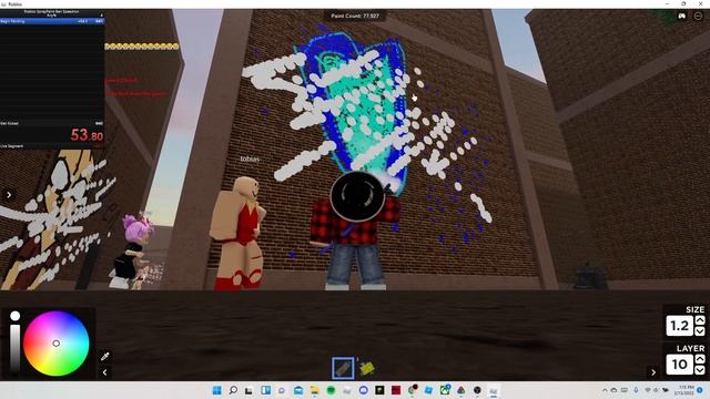 Roblox Spray Paint Ban speed run (1:45) смотреть онлайн