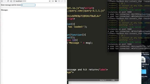 How To Build A Simple ChatRoom With Socket.IO смотреть онлайн