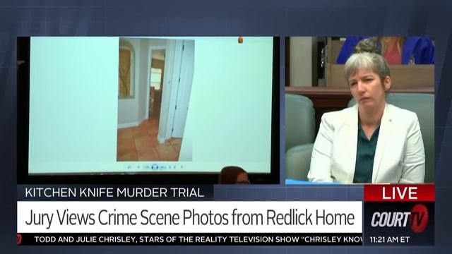 Jury Views Crime Scene Photos - Kitchen Knife Murder Trial смотреть онлайн