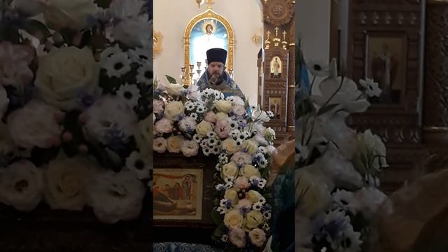 Проповедь прот.Георгия Шаповалова в престольный праздник храма Рождества Богородицы с.Талицы смотреть онлайн