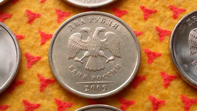 Моя нумизматическая коллекция ( погодовка 2 рубля регулярного чекана РФ 1997-2017 ) смотреть онлайн