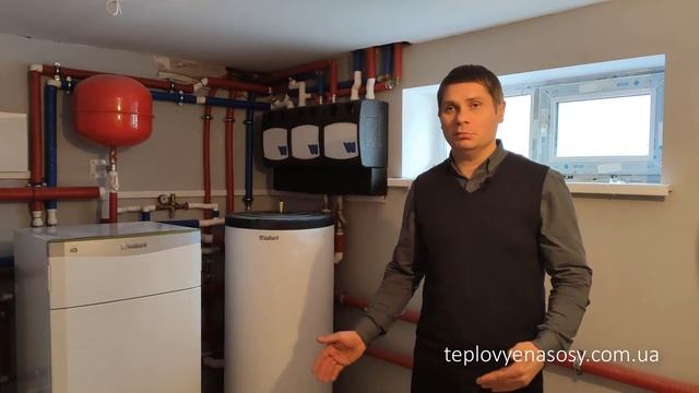 Котельной с геотермальным тепловым насосом Vaillant flexoTherm 19,7 кВт от мастеров из Украины. смотреть онлайн