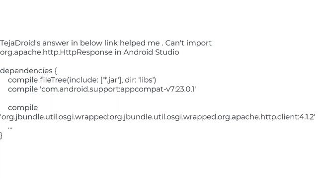 HttpClient won't import in Android Studio(5solution) смотреть онлайн