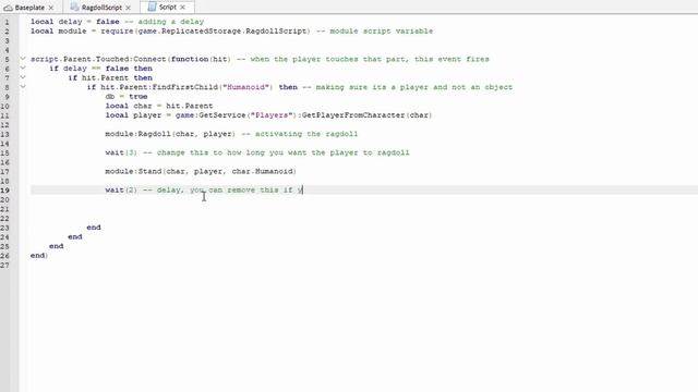 How to RAGDOLL a Player (Roblox Scripting Tutorial) смотреть онлайн