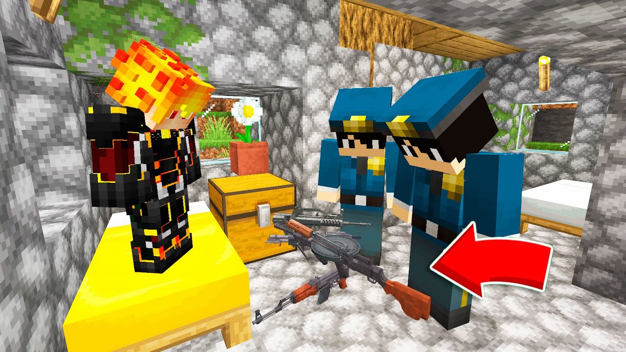 КТО МНЕ ПОДКИНУЛ ЗАПРЕЩЕННОЕ ОРУЖИЕ В ДЕРЕВНЕ ЖИТЕЛЕЙ В МАЙНКРАФТ 100% ТРОЛЛИНГ ЛОВУШКА MINECRAFT смотреть онлайн