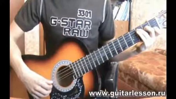 Изгиб гитары желтой РАЗБОР НА ГИТАРЕ