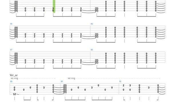 Jigsaw Falling Into Place Tab by Radiohead + Guitar only + Guitar tab смотреть онлайн