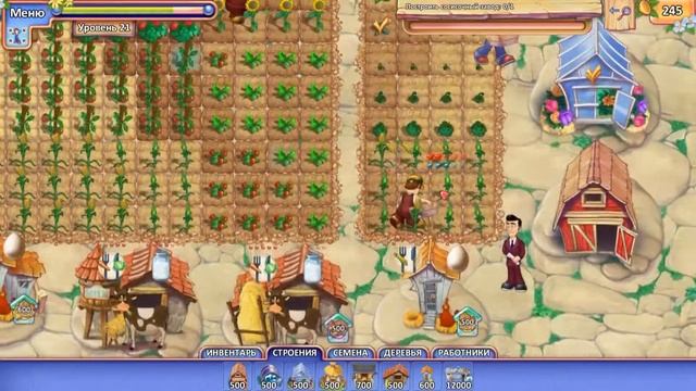 Farm Craft 2. Глобальный овощной кризис - # 12 Уровень: 20 и 21 смотреть онлайн