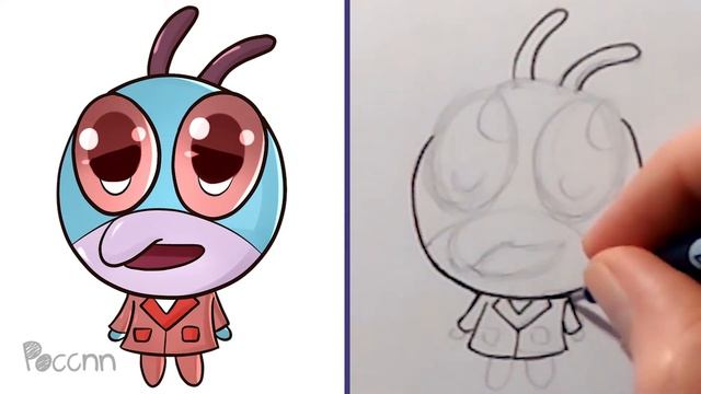 Cómo Dibujar A Gonzo Chibi (Los Muppets)