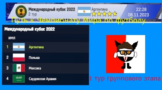 Путь к кубку по Чемпионату Мира по футболу 1 Тур группового этапа |Football 2023| смотреть онлайн