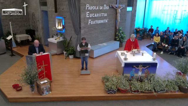 Santa Messa prefest. ore 18.00 della prefestiva delle Palme - Santi Apostoli Piossasco смотреть онлайн