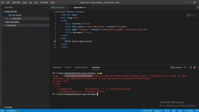 Vs code Execution of scripts is disabled Fixed смотреть онлайн