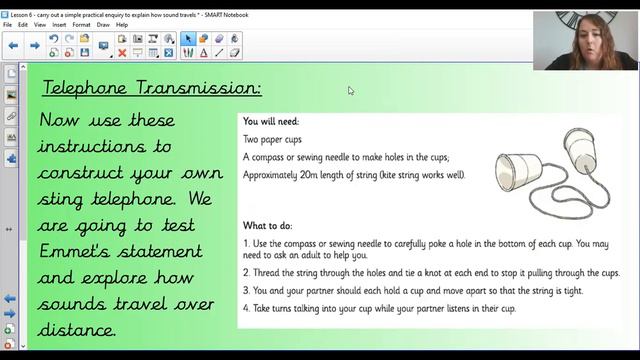 9.2.21 - Year 4 - Science L6 - WALT carry out a simple practical enquiry to explain how sound trave смотреть онлайн
