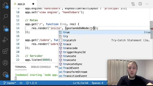 Node.js Básico 11 - Dicas do express-handlebars (partials, if e each) смотреть онлайн