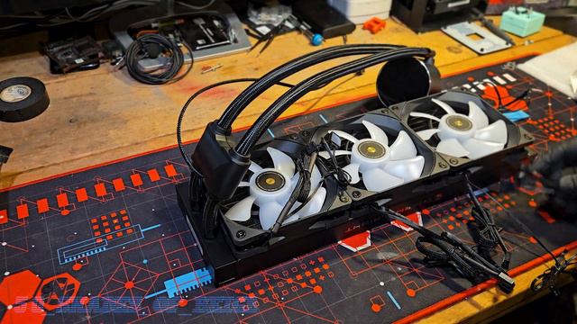 Best Budget CPU Liquid Cooler AIO (by request) Thermalright Frozen Notte 360mm Quick Review смотреть онлайн