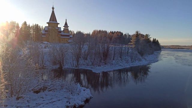 Река Емца Архангельская область. смотреть онлайн
