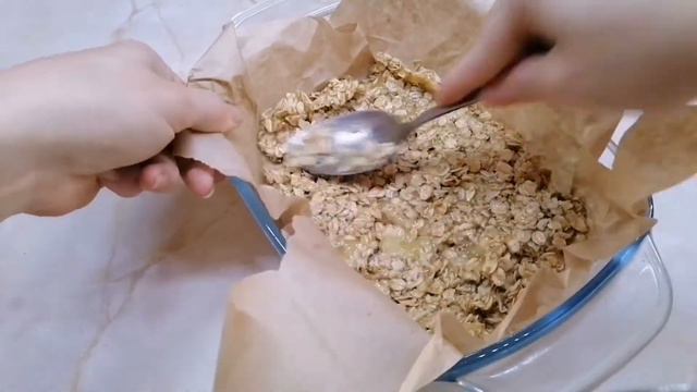 Батончики из овсянки и банана