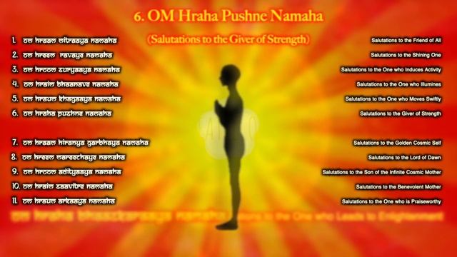 Surya Namaskar (Sun Salutation) - Full 12 Repetition follow through смотреть онлайн